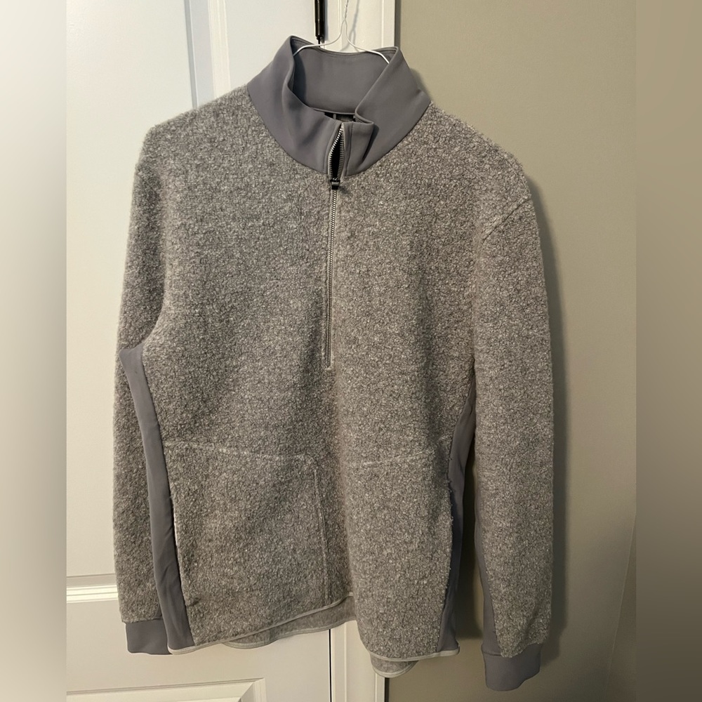 LuluLemon quarter zip wool fleece sweater